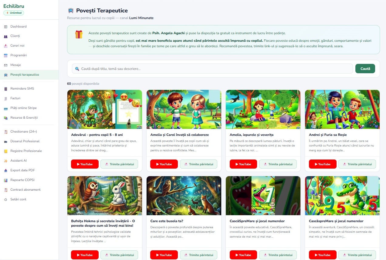 Povești Terapeutice